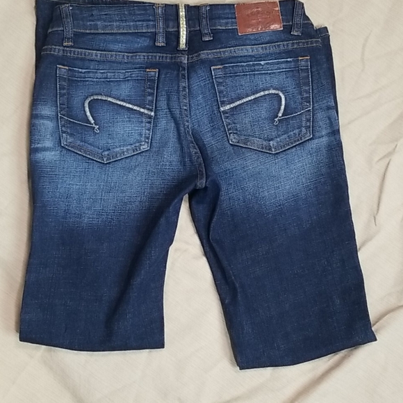 LOT 29 JEANS LOW RISE 30" INCH SPARKLE FRONT - Picture 5 of 8